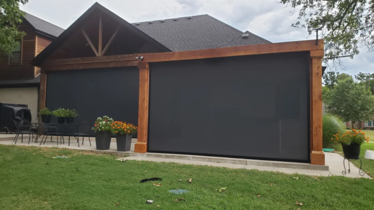 Outside view, flat black screen Black housing, flat black screen