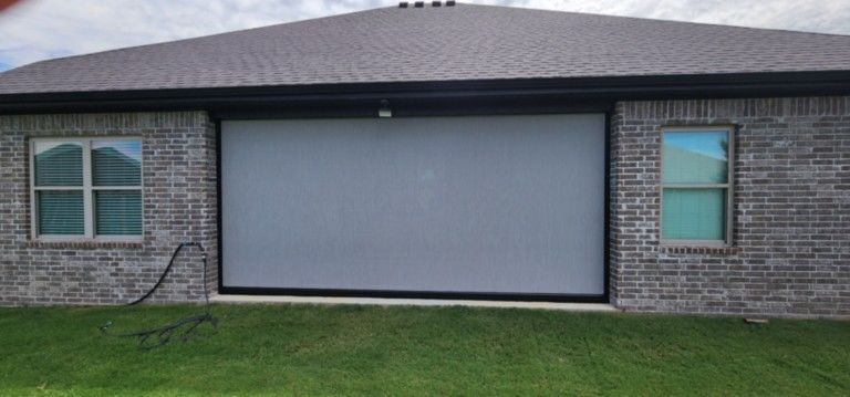 Shadow texture bronze housing patio screens Shadow texture bronze housing patio screens