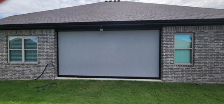 Shadow texture bronze housing patio screens