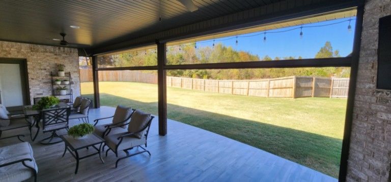 Black housing patio screens Super Screen insect screen Black housing patio screens Super Screen insect screen