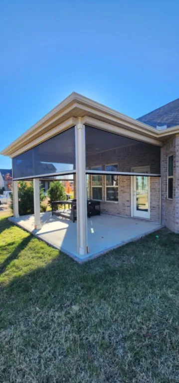 Electric patio screens insect screen Fayetteville Arkansas