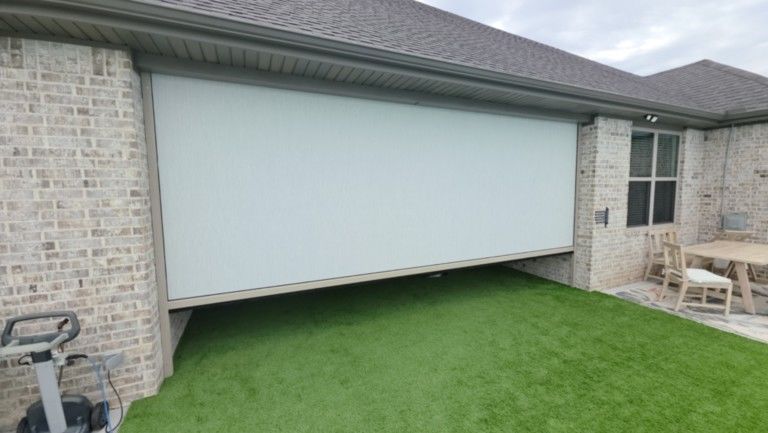 Beige housing 20 ft long 11 ft tall Nano 95 Stone texture two-way mirror view you can see out they can't see in Beige housing 20 ft long 11 ft tall Nano 95 Stone texture two-way mirror view you can see out they can't see in