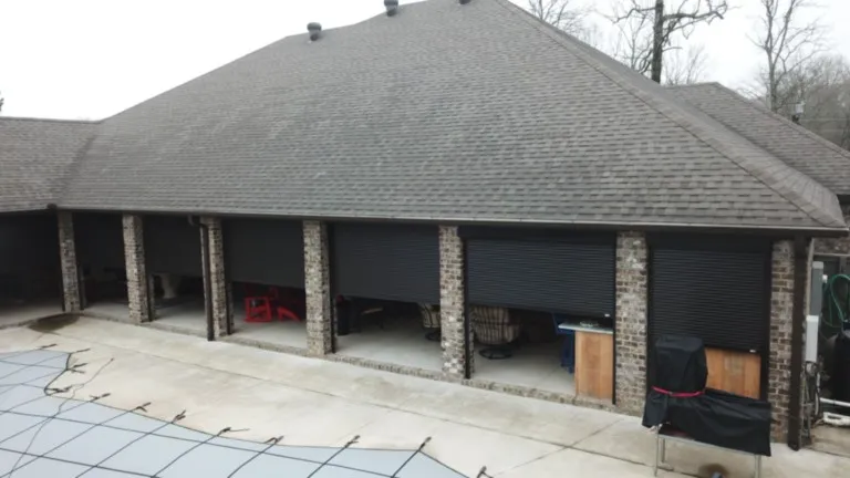 Magnum series security shutters bronze